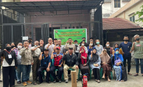 Sosialisasi Deteksi Dini Bahaya Kebakaran Bersama Damkar didampingi Pak Lurah dan Mahasiswa/i KKN Widya Gama di RT 07 & 23.